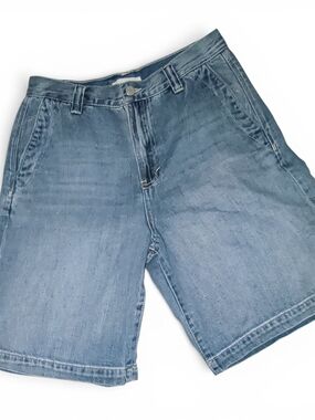 Habitual Light Wash Wide Leg Denim Jorts Shorts